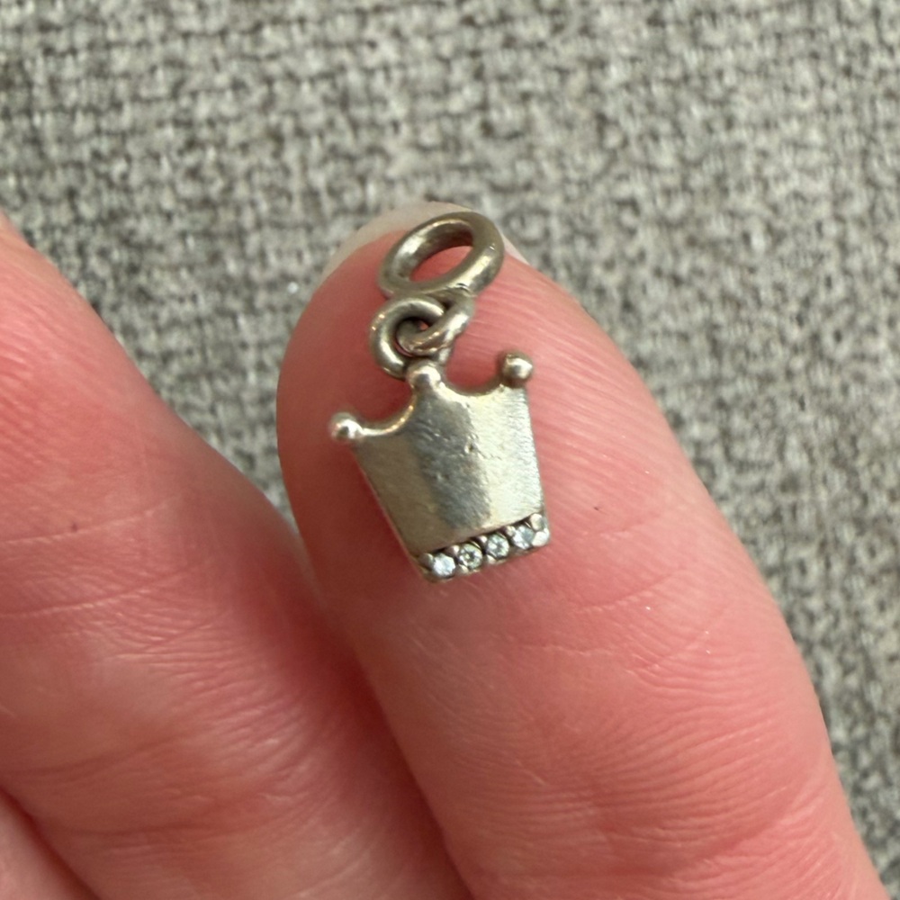 Pandora Silver Crown Charm Bracelet